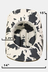 KACEY Cow Print Hat