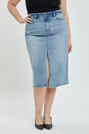 LEXIE High Rise Midi Skirt