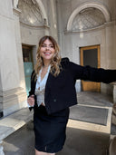 KENNA Cropped Blazer Set