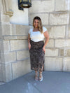 JONIE Leopard Print Maxi Skirt