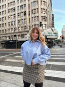 ROBBIE Cropped Button Down