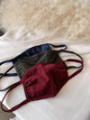 JOLIE 3pc Satin Merlot Mask Bundle