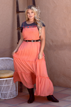 LYLA Coral Maxi Dress