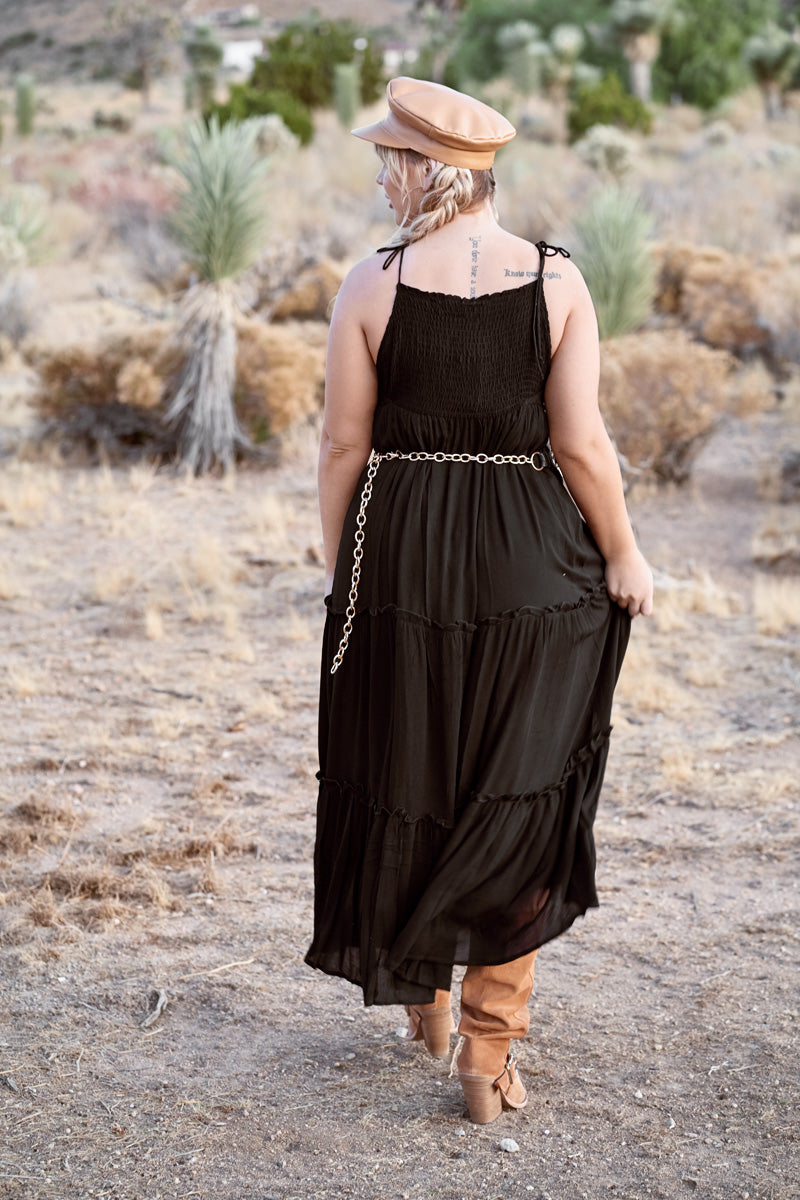 LYLA Black Maxi Dress