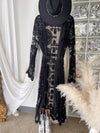 DARLING Black Lace Crochet Duster