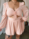 ROMY Blush Cut Out Romper