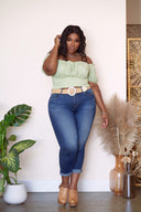 EVA Mint Milk Maid Top