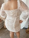 BIANCA White Lace Dress