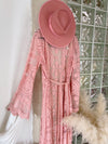 DARLING Pink Lace Crochet Duster