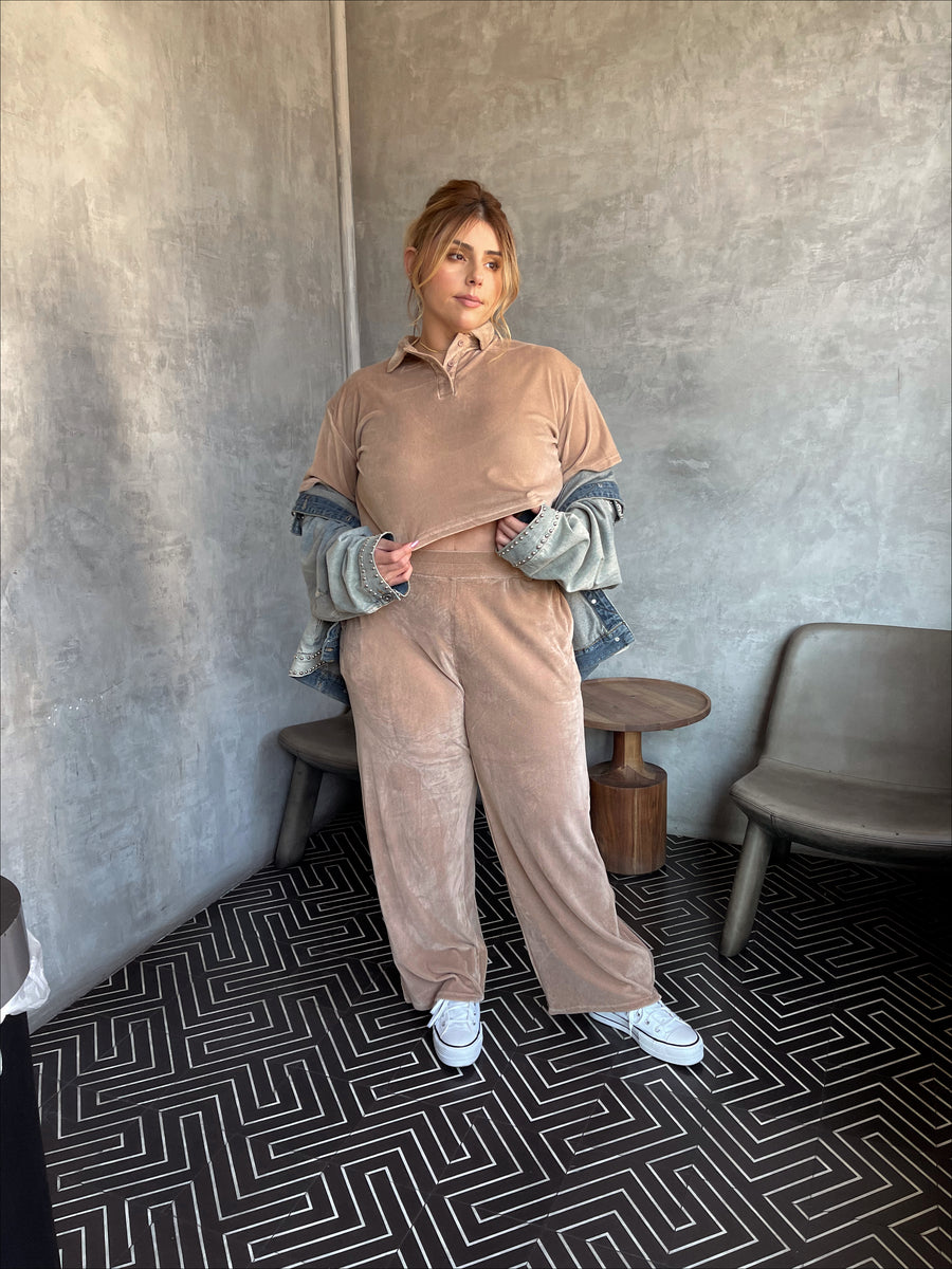 BARE WITH ME Velour Set